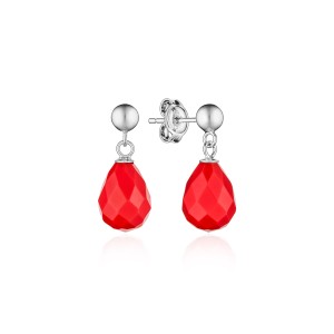 Cercei argint cu coral rosu DiAmanti MS25111E-G (Argint 925‰ 0,7 g.) Cercei argint cu coral rosu DiAmanti MS25111E-G (Argint 925‰ 0,7 g.)